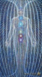A picture of "Spiritual Energy" by Alex Grey