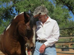 Judy Schneider, Equine Therapist with Guapito
