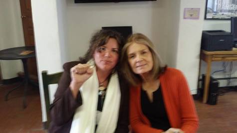 Licia and Gloria Steinem 2014