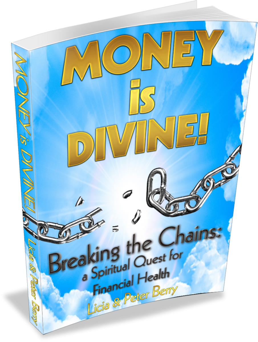 Money is Divine standing book
